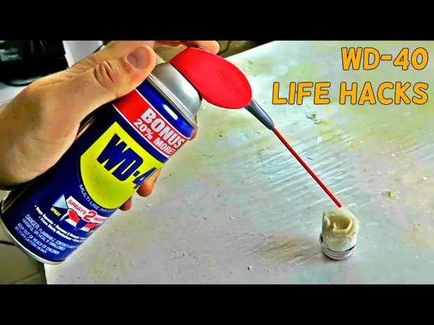 Uyda WD-40 bilan yostiq!