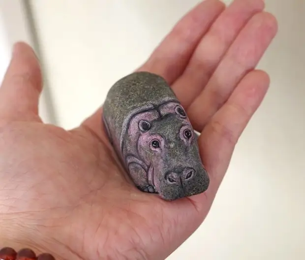 Questa è solo la magia: il giapponese fa pietre in incantevoli animali, arte, pietre, miti, disegni, giapponesi