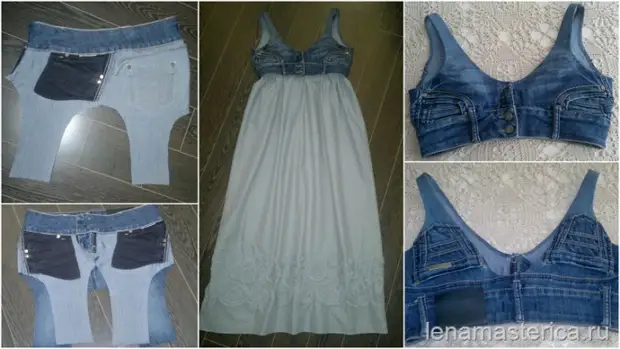 Blat vum Sarafan vun Jeans 03