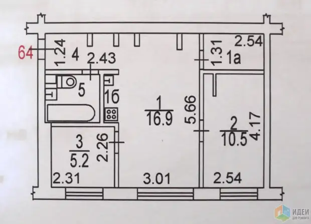 Plan de apartamentos después de reembolsado