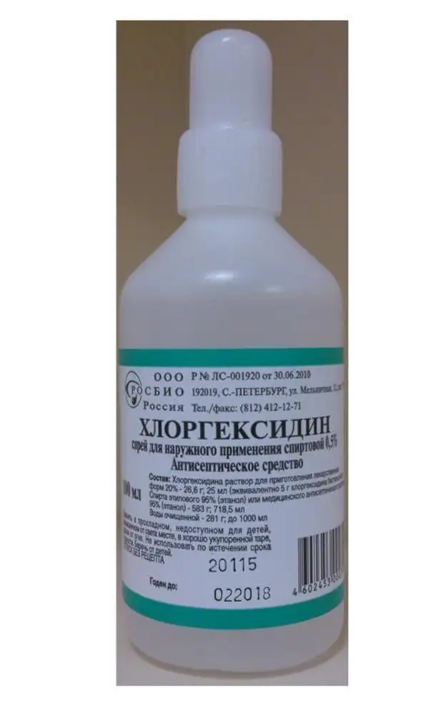 Xlorhexidine, Sevgi Hekayəsi Həkimlər, Dərman, Doğru, Dəri