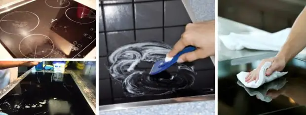Gambar dina Nyuhunkeun kumaha ngabersihan permukaan masak: 5 Lifhkovov
