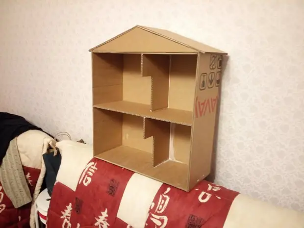 Куќа за мојата ќерка куќа за кукли, подарок дете, го направи тоа сами?, DIY