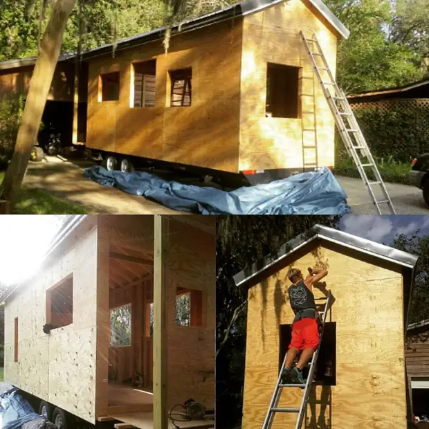 De student wilde in een hostel wonen en een huis opgebouwd voor $ 14.000
