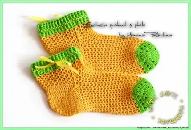 Kelas Master untuk Knit Kaus Kaki Crochet