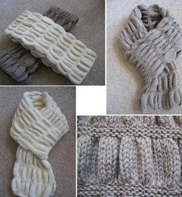 Knitted scarf