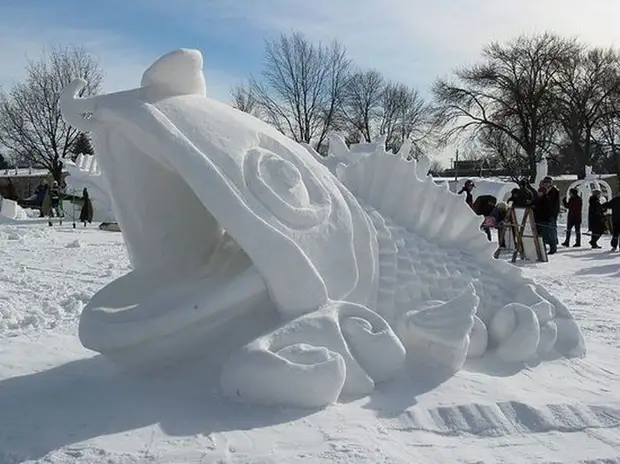 Snøskulpturer (53 bilder)
