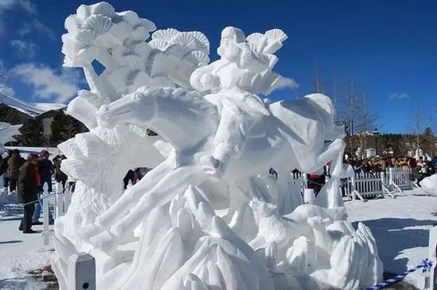 פסלי שלג (53 תמונות)