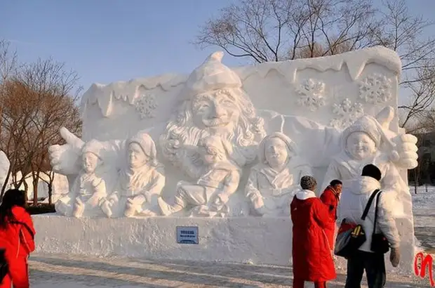 פסלי שלג (53 תמונות)