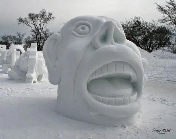 Snøskulpturer (53 bilder)