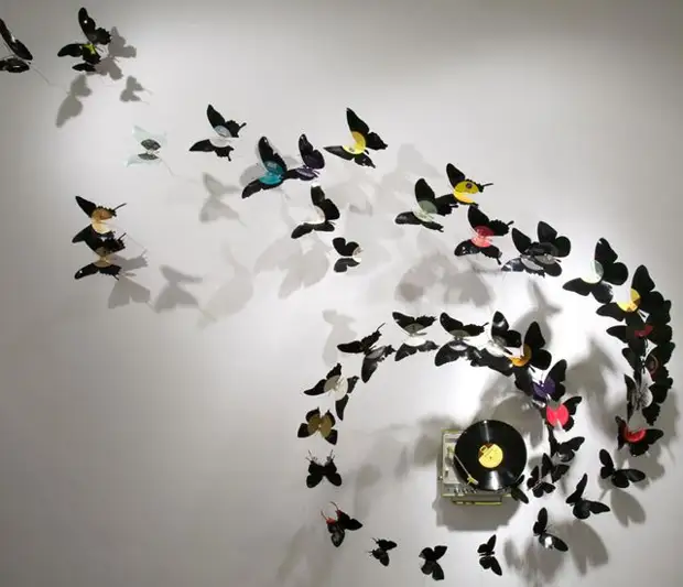 Crafts from beer cans - Butterflies