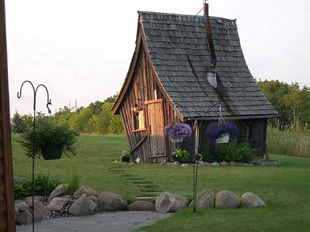 Rustykalny fantazyjny dom w Minnesocie