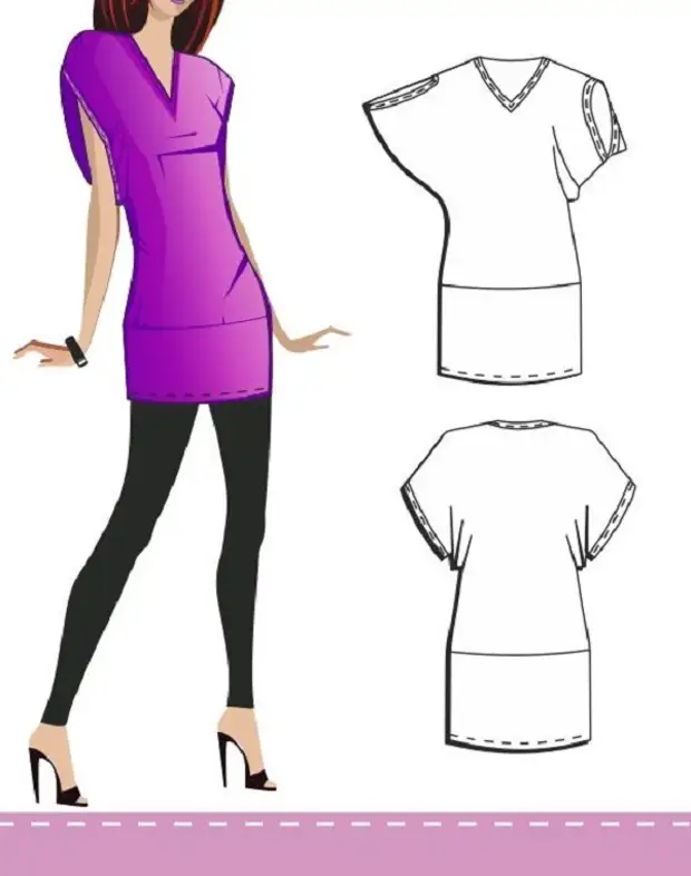 Simple patterns of dresses for beginners