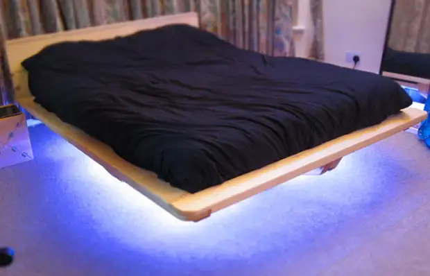 How to make a modern bed soaring in the air