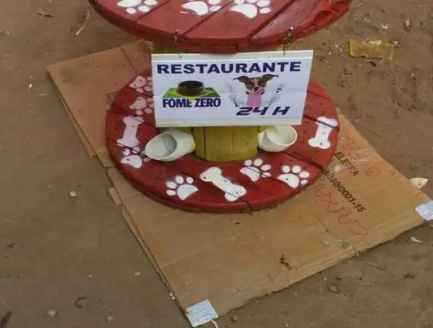 Obdachlose Hunde lecken den Händen diesem brasilianischen Kerl für seine erstaunliche Erfindung.