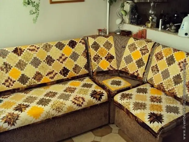 Sofa Patchwork DIY: Master Class