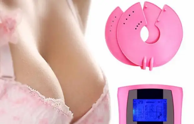 Todo para senos femeninos: masajeador de senos de trazo eléctrico.