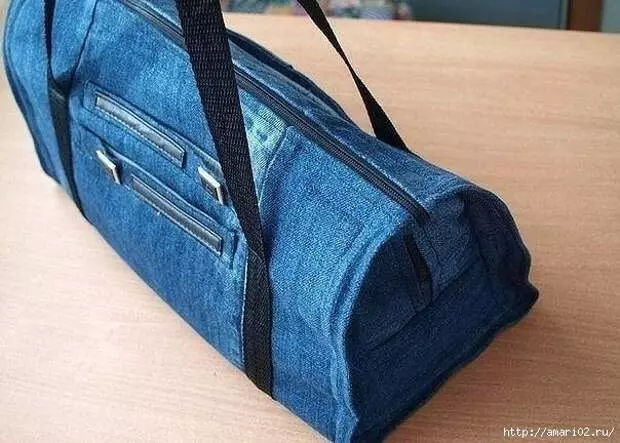 Ĉi tie estas tia denim-sako povas akiri de la plej malnovaj jeans