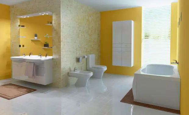Op volgorde van de vloeren in de badkamer om schoon te schitteren, zijn bezem en moppen niet genoeg.
