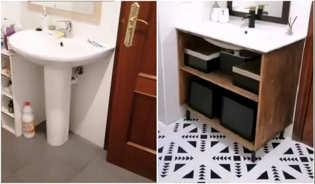 Korjaa kylpyhuoneessa Do-It-itse: Budget-versio nuori rakastaja