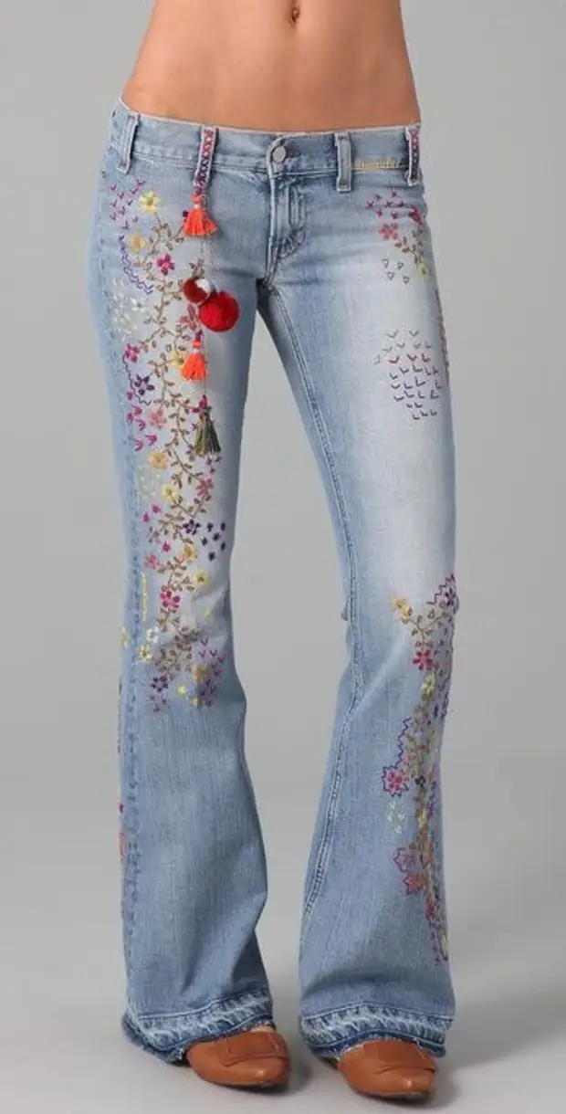 Bocho jeans - alterazzjoni bl-idejn tagħha stess