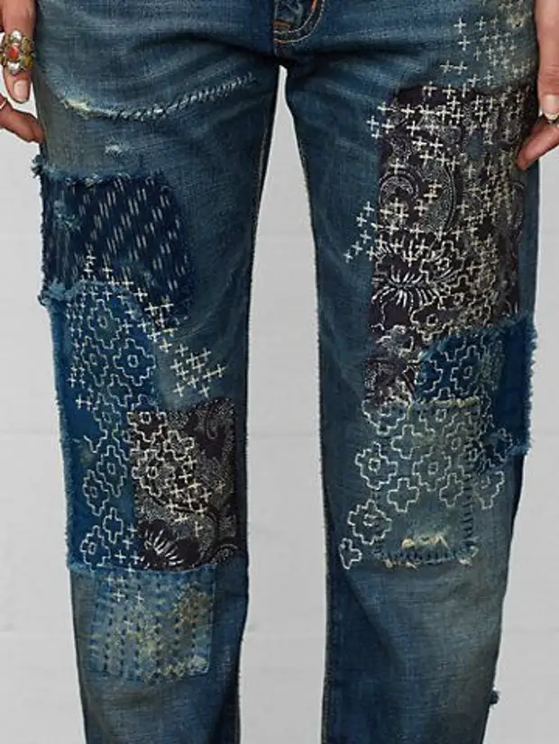 Bocho jeans - kusintha ndi manja ake