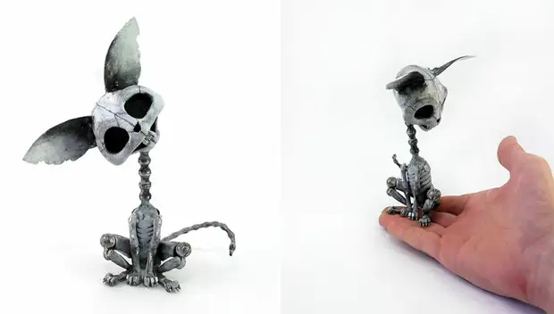 A művész Igor hűen lenyűgöző Steampunk szobrok létrehozása