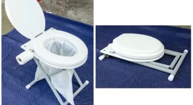 Tagħmel toilet li tiwi għall-cottage jew għall-ikkampjar