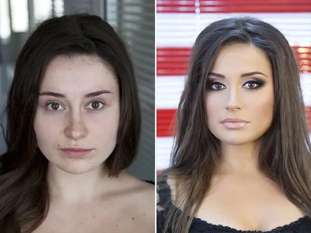 Vor und nach dem Make-up oder einer anderen Chronik der Täuschung