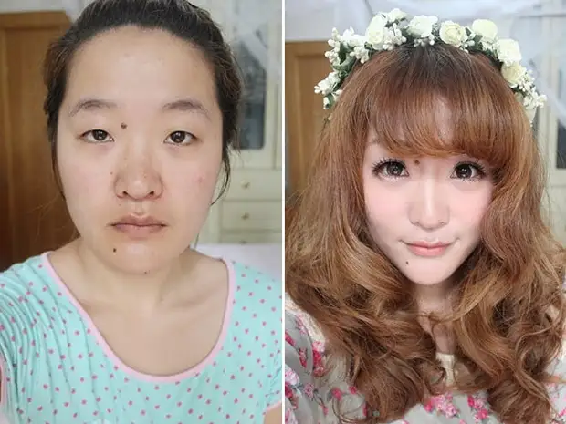 Vor und nach dem Make-up oder einer anderen Chronik der Täuschung