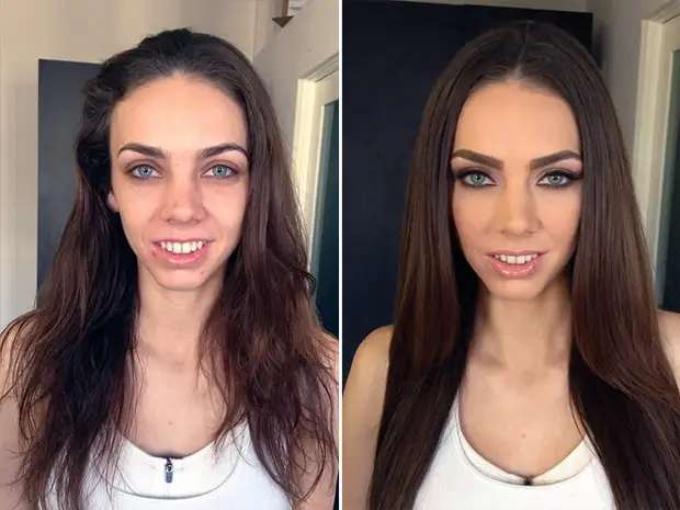 Vor und nach dem Make-up oder einer anderen Chronik der Täuschung