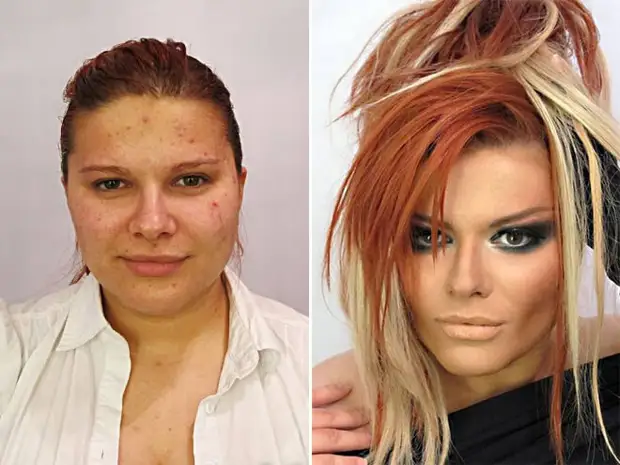 Vor und nach dem Make-up oder einer anderen Chronik der Täuschung