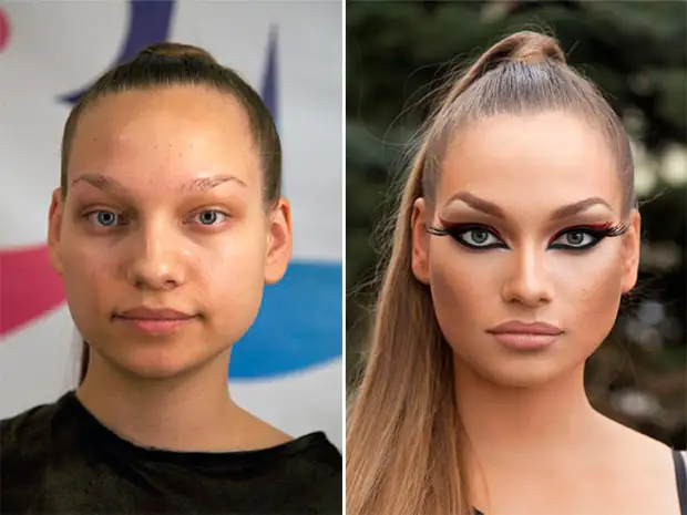 Vor und nach dem Make-up oder einer anderen Chronik der Täuschung