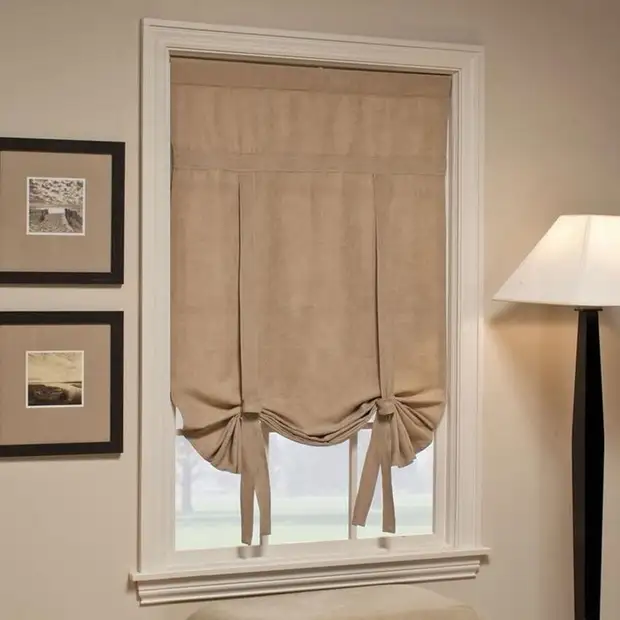 Burlap Curtains: Mma, ịdị mfe na nkasi obi na foto 35