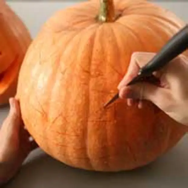 Halloween Pumpkin Lantern.