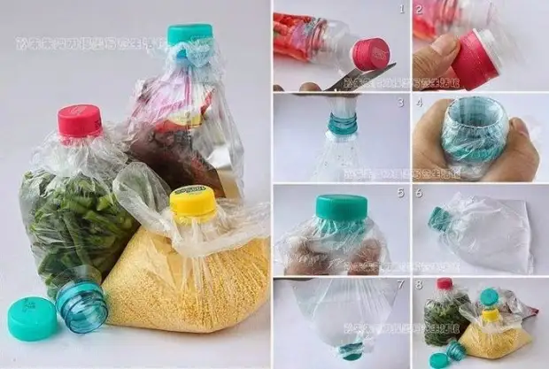 Idee interessanti da bottiglie di plastica, riconoscendo che smetti di gettarli via