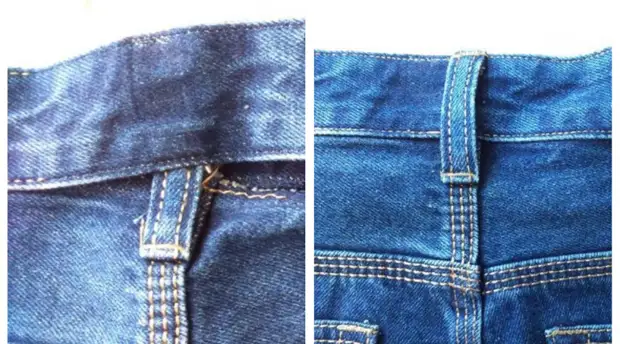 Så här ökar du volymen av jeans i midjan