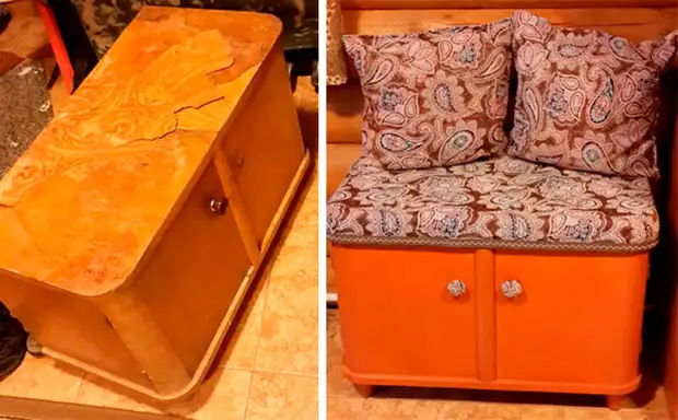 Kaip galite pabandyti perdaryti senus baldus, duokite antrą gyvenimą!