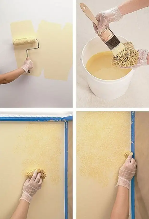 Сликарство ѕидови со различни бои