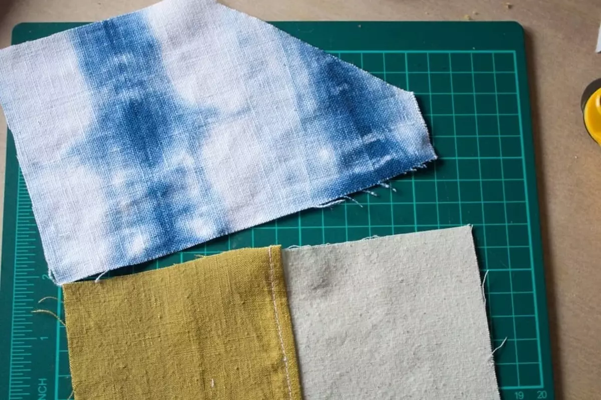 Idee: Hoe een patchwork-doek te verzamelen, zorgvuldig uit het gezicht en met een binnenkant