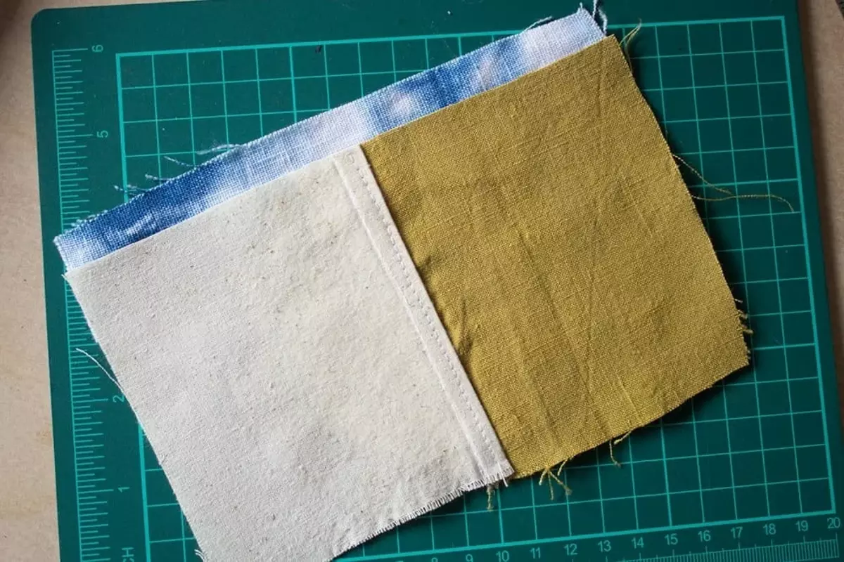 Idee: Hoe een patchwork-doek te verzamelen, zorgvuldig uit het gezicht en met een binnenkant