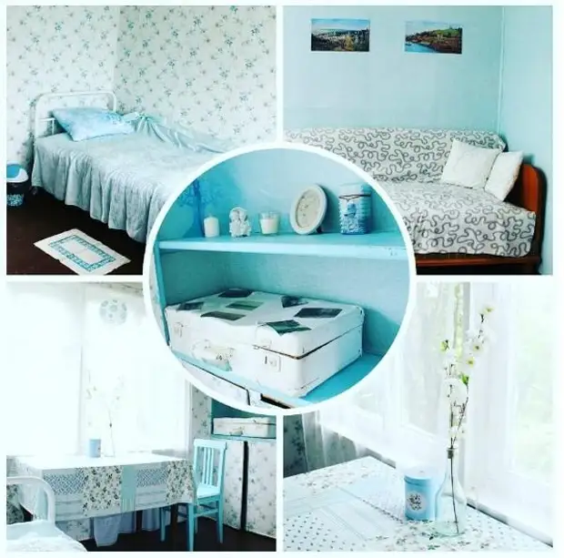 Dormitorio azul