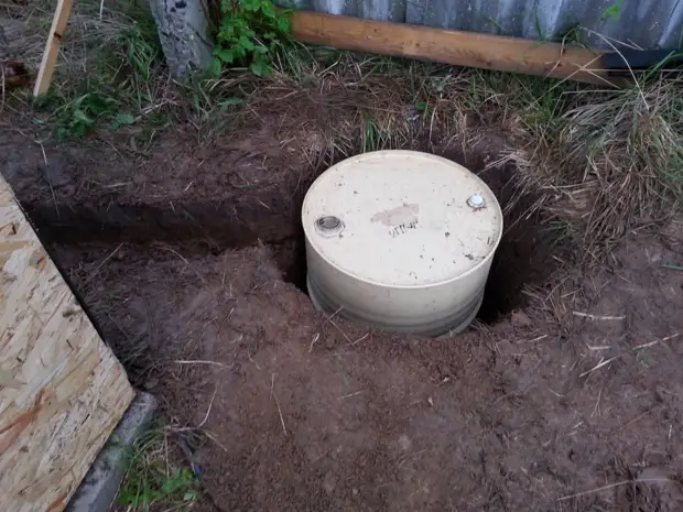 Toilet in the country