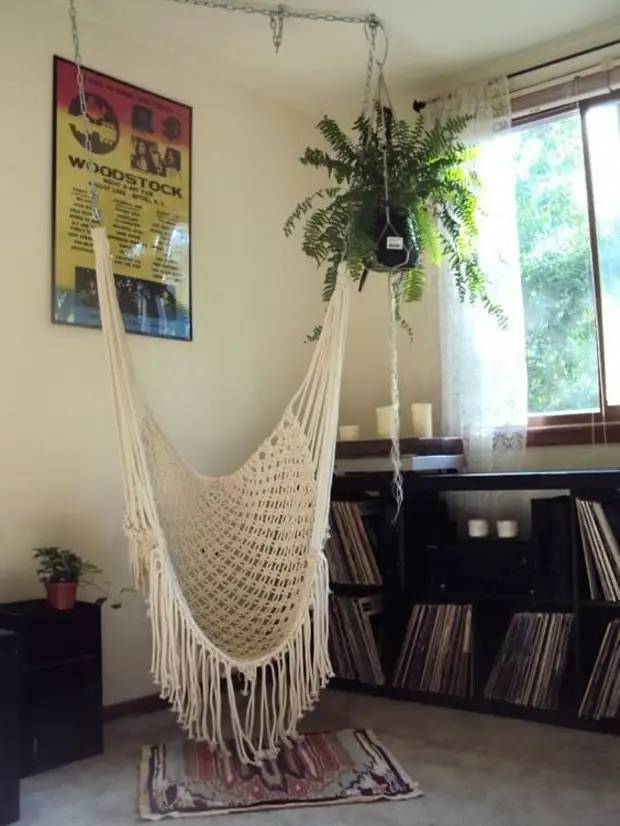 Macrame en contemporáneo: soluciones de decoración con estilo