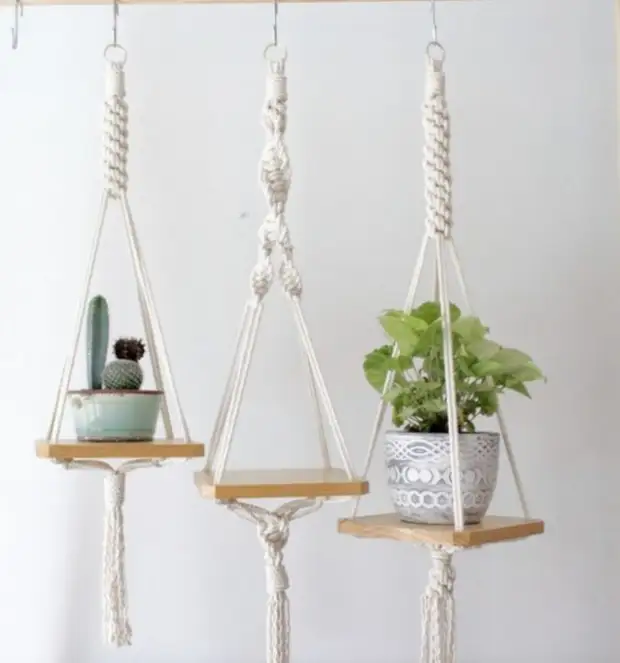 समकालीन मध्ये MacRame: स्टाइलिश सजावट उपाय