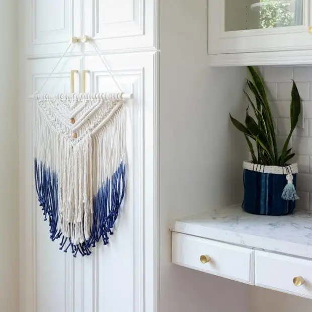 Macrame dans Contemporain: Solutions de décoration élégantes