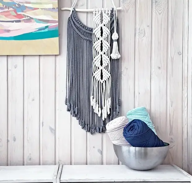 Macrame en Contemporáneo: Solucións de decoración elegante