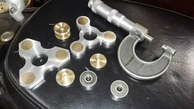 Aluminium spinner docht it sels