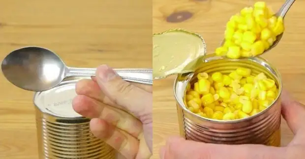 چگونه می توان یک قوطی بدون چاقو باز کرد