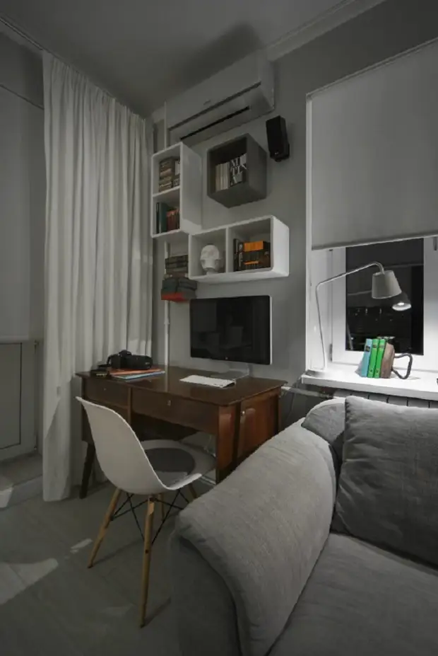 एक-रूम अपार्टमेंट डिझाइन Krushchchevki डिझाइन